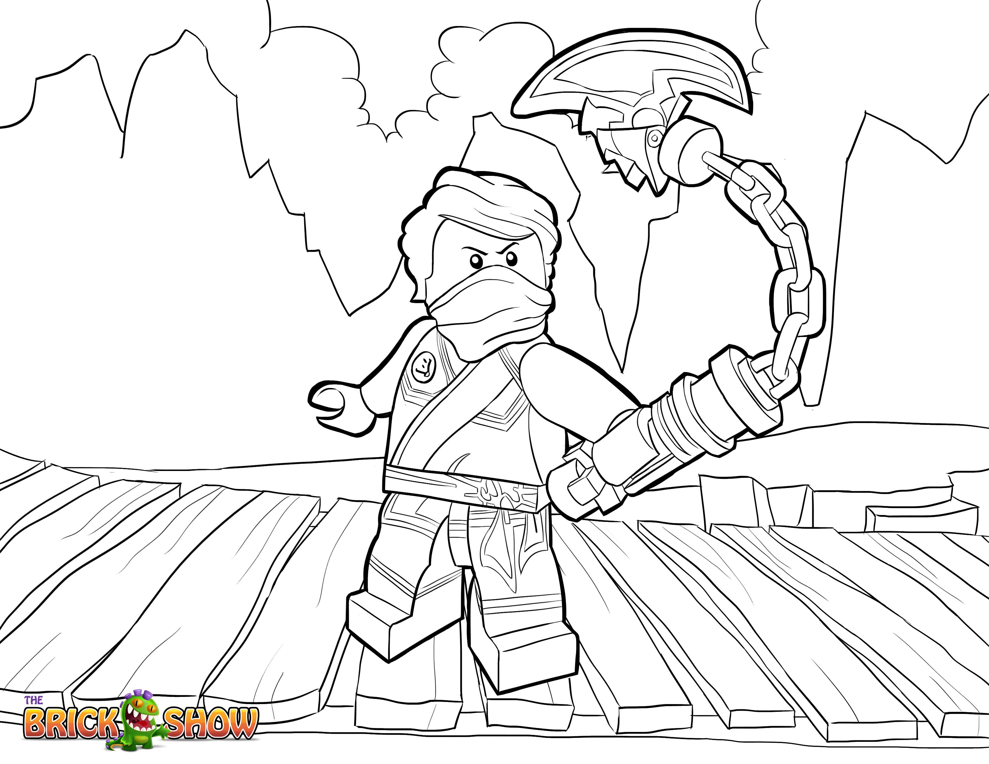 3300x2550 Lego Ninjago Coloring Page, Lego Lego Ninjago Lloyd Tournament