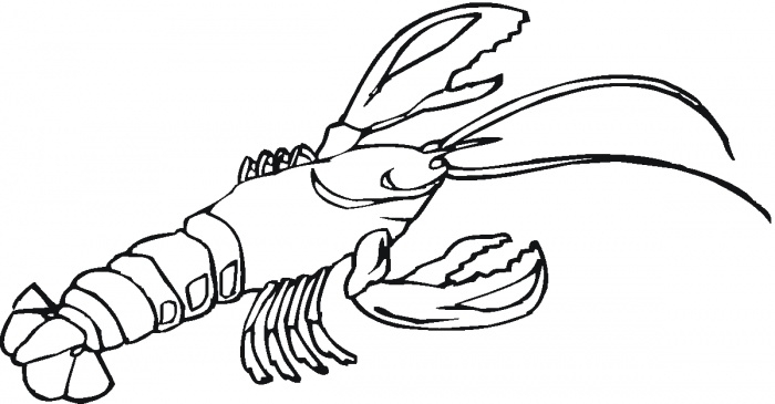 Lobster Coloring Page