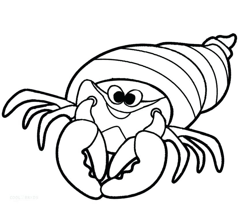 850x723 Lobster Coloring Page Hermit Crab Coloring Pages