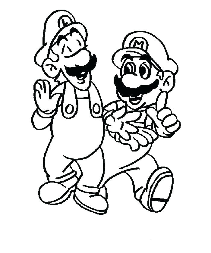 700x840 Free Coloring Pages Mario Coloring Page Coloring Pages Lock Screen