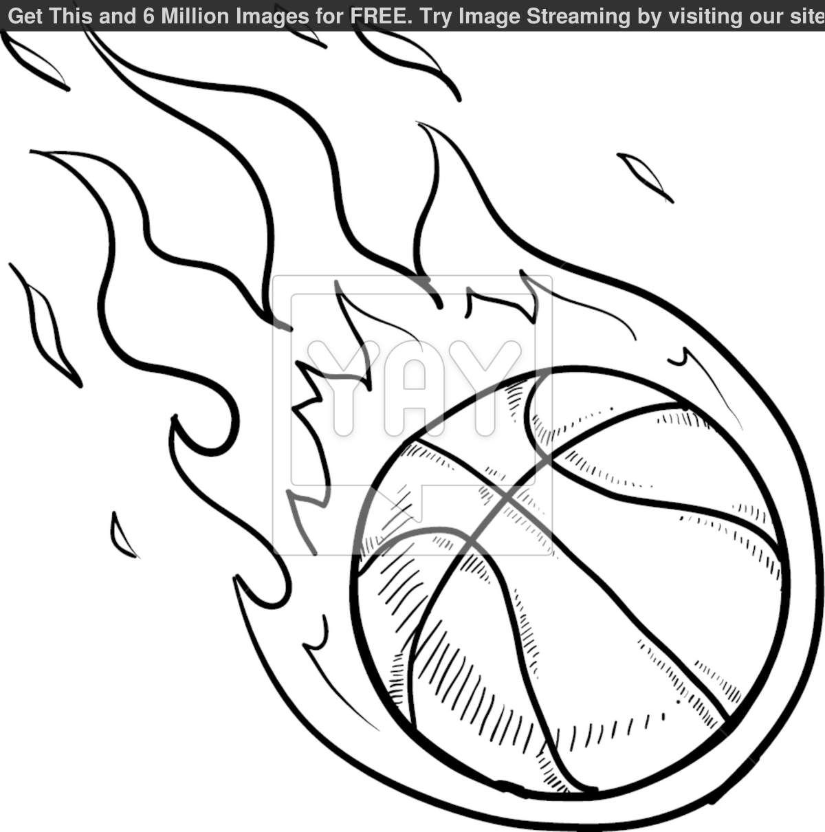 1200x1210 Flaming Basketball Vector Sketch 1bcc1c2.jpg Cake