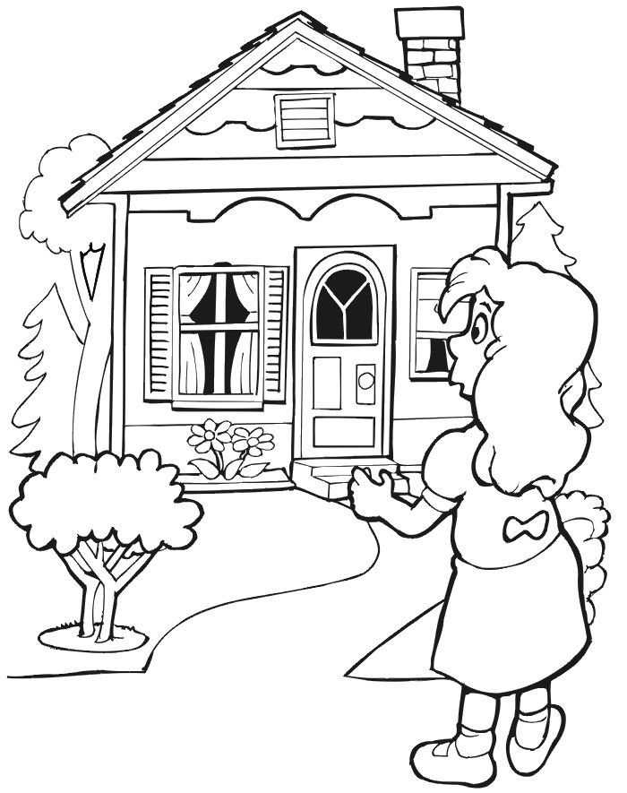 700x885 Top 93 Cabin Coloring Pages
