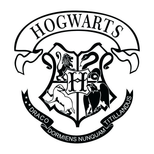 618x618 Hogwarts Crest Coloring Page Pin Drawn Log 2 Breathtaking