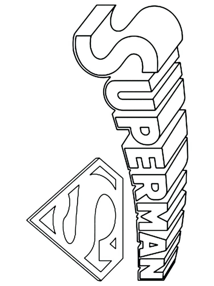 Superman Logo Coloring Pages 750x1000 Superman Logo Coloring Pages