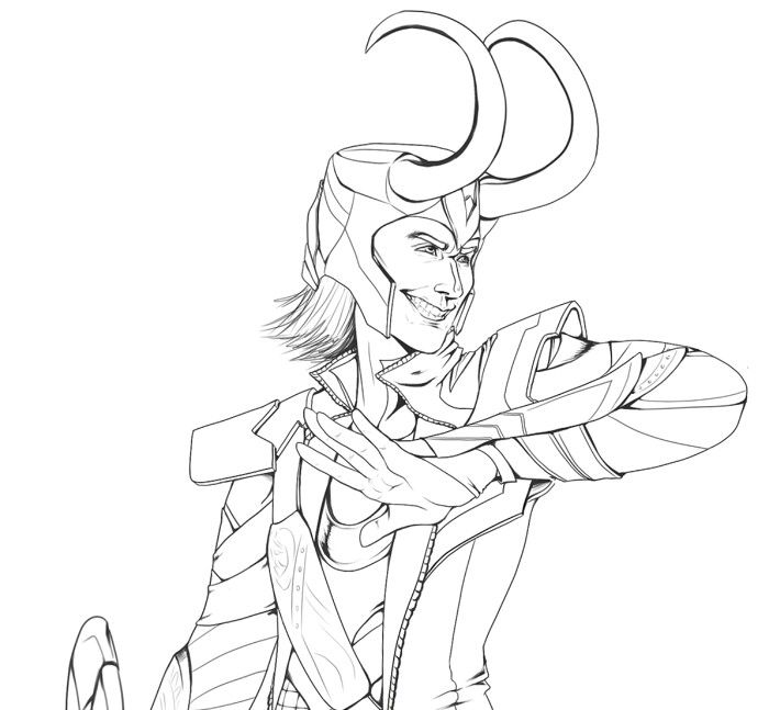 700x647 Loki Coloring Page 3 Loki Fanart, Funny Memes, And Tumblr