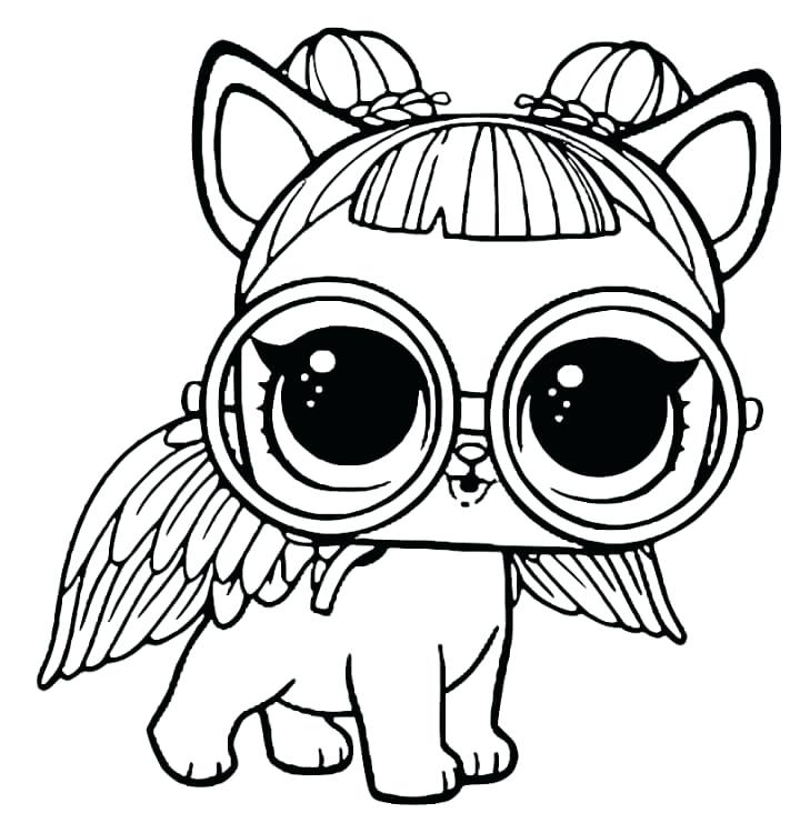 720x732 Lol Doll Coloring Pages Pets
