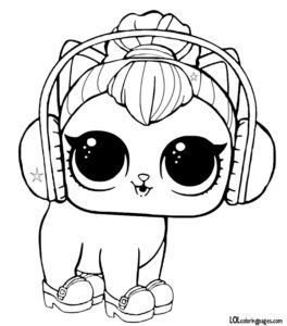 264x300 Kitty Kitty Coloring Coloring Page Lol Surprise Doll Coloring Pages