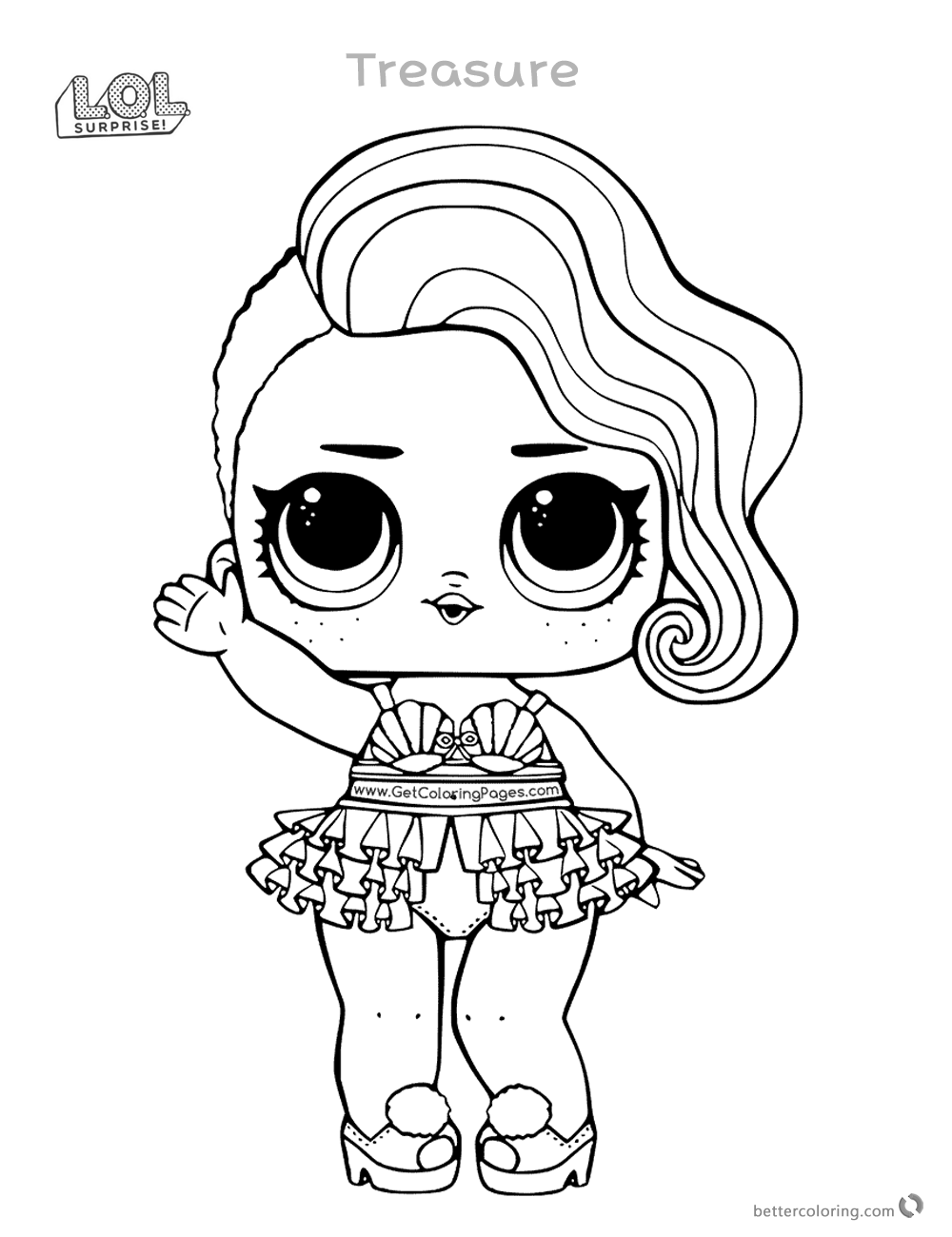 1000x1300 Treasure From Lol Surprise Doll Coloring Pages