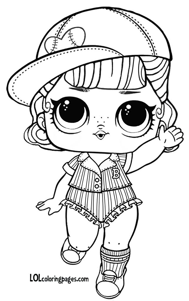642x1024 Short Stop Series 3 Wave 2 L.o.l Surprise Doll Coloring Page