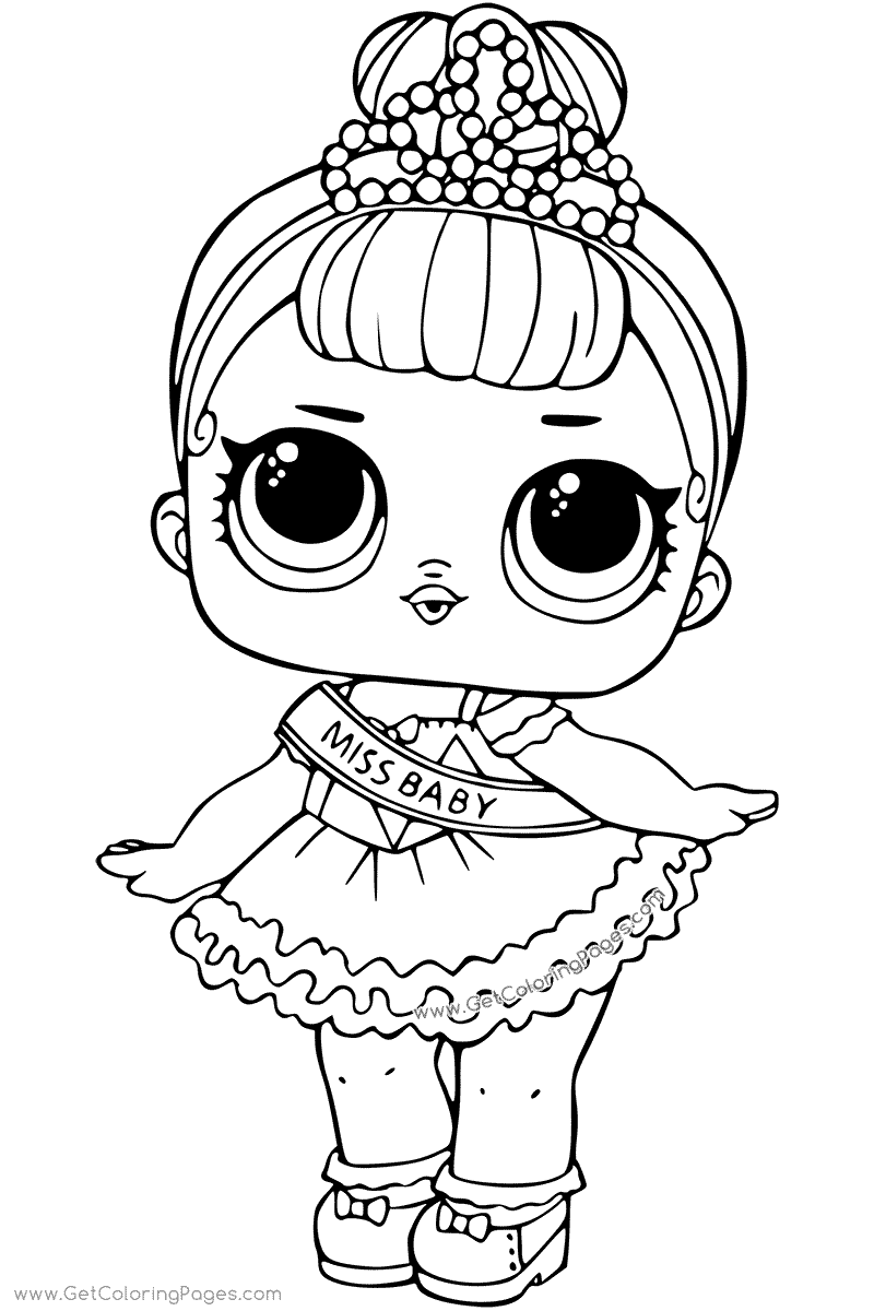 Lol Dolls Printable Coloring Pages at GetColorings.com | Free printable ...