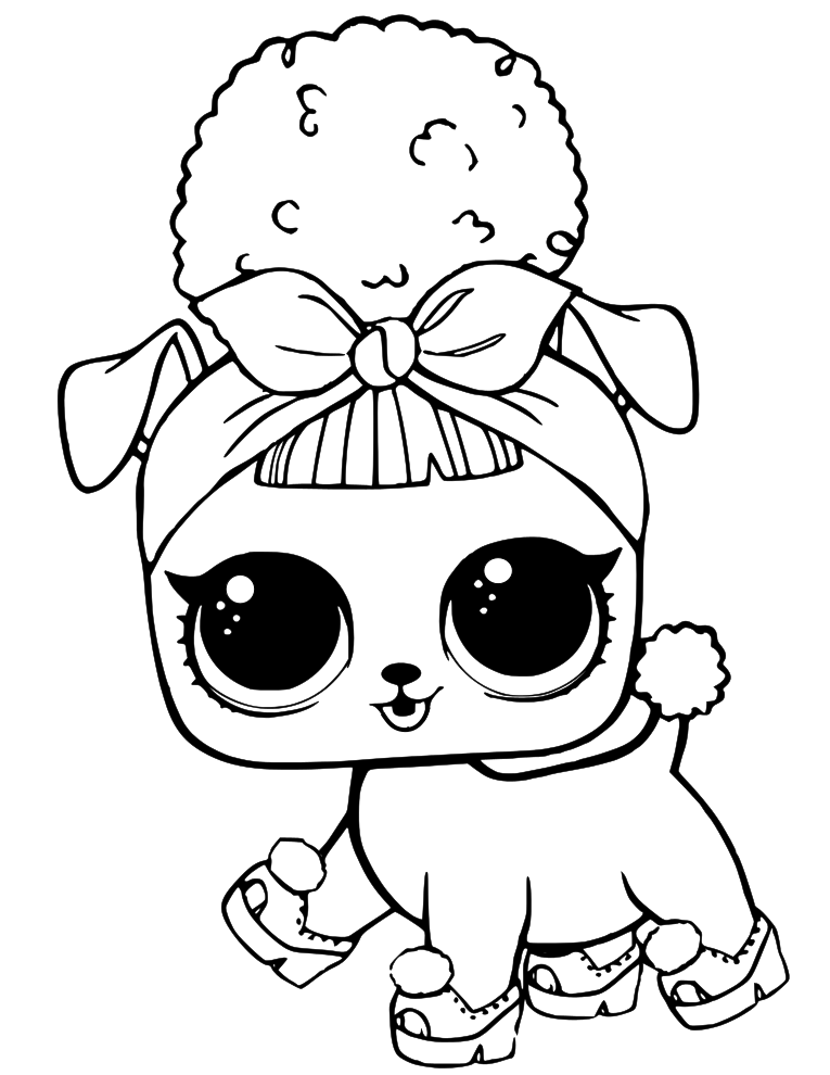 Pup Bee Lol Surprise Pets Coloring Page 765x990 Pup Bee Lol Surprise Pets Coloring Page