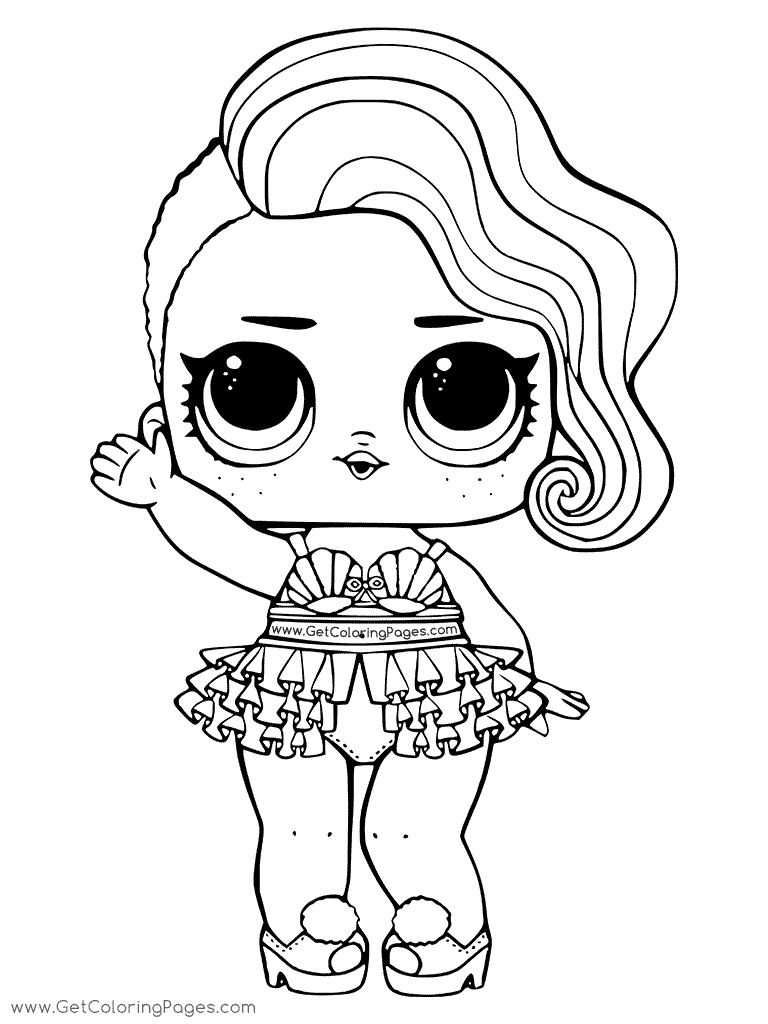 Treasure Lol Surprise Doll Colouring Pages 768x1024 Treasure Lol Surprise Doll Colouring Pages