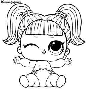 Lil Unicorn Lol Doll Coloring Page Lol Surprise Doll Coloring Pages 288x300 Lil Unicorn Lol Doll Coloring Page Lol Surprise Doll Coloring Pages