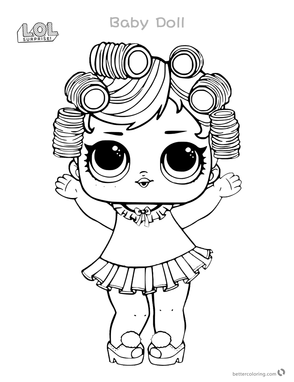 Lol Surprise Doll Coloring Pages at GetColorings.com | Free printable colorings pages to print ...