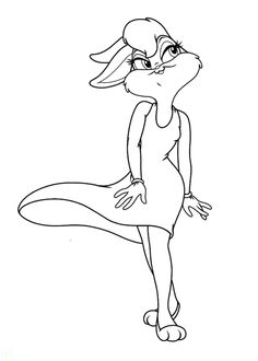Lola Bunny Coloring Pages