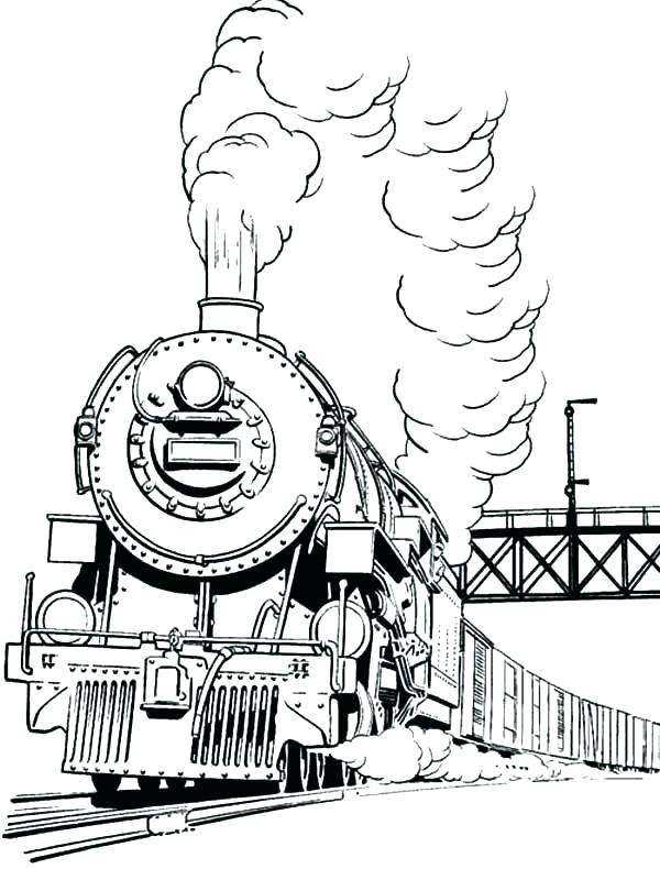 600x790 Trains Coloring Pages Coloring Pages Trains Coloring Page Train