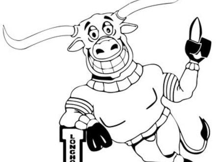 Texas Longhorn Skull Coloring Coloring Pages, Texas Longhorns 440x330 Texas Longhorn Skull Coloring Coloring Pages, Texas Longhorns