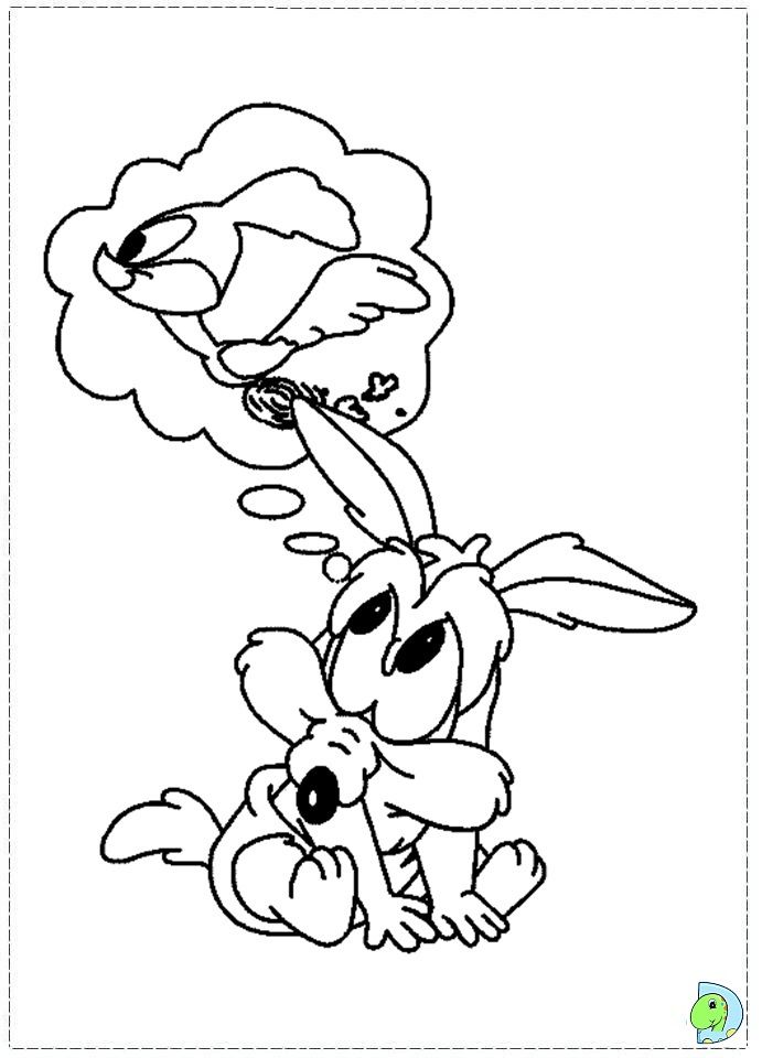 691x960 Looney Tunes Baby Coloring Pages Coloring Page Looney Tunes