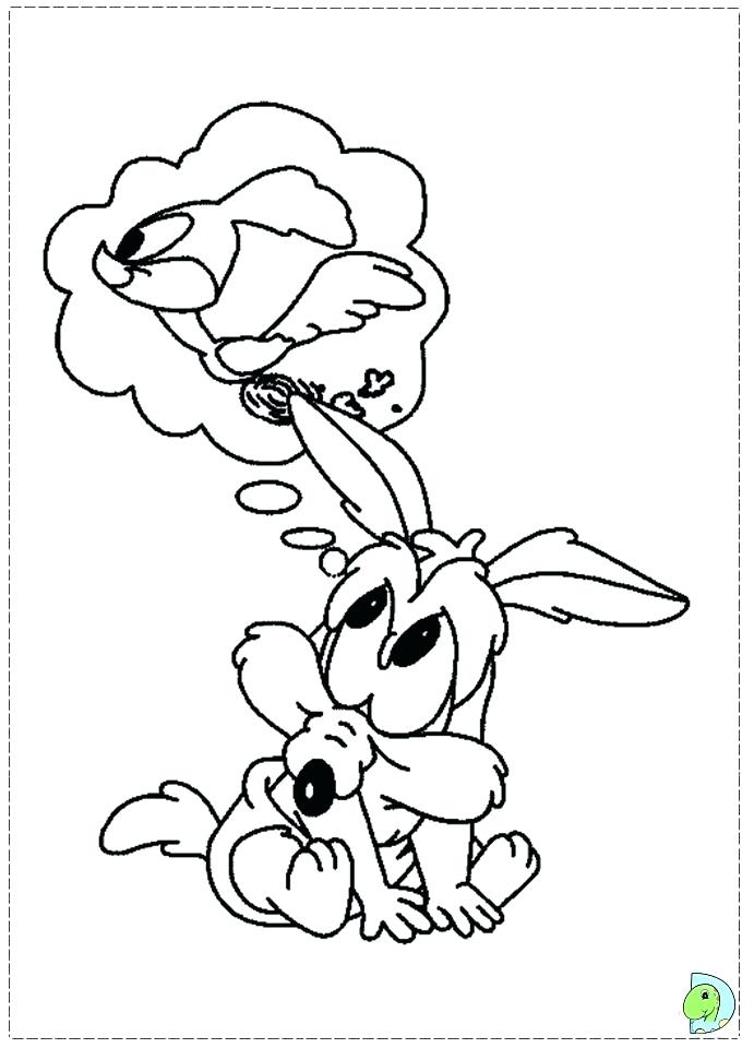 691x960 Looney Tunes Baby Coloring Pages Page Color It My Bugs Bunny