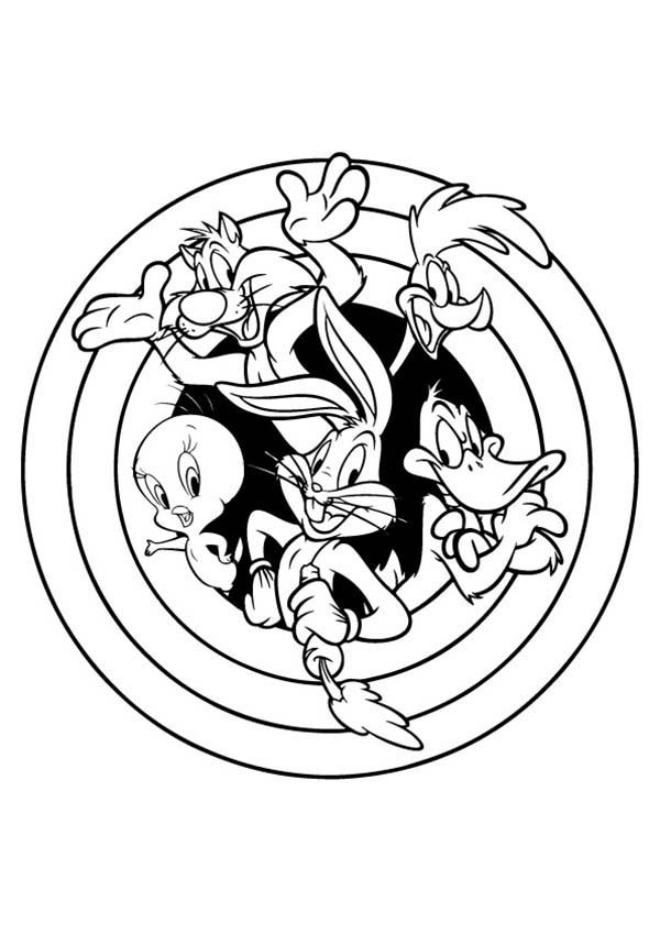 600x849 Looney Tunes Coloring Book Coloring Page