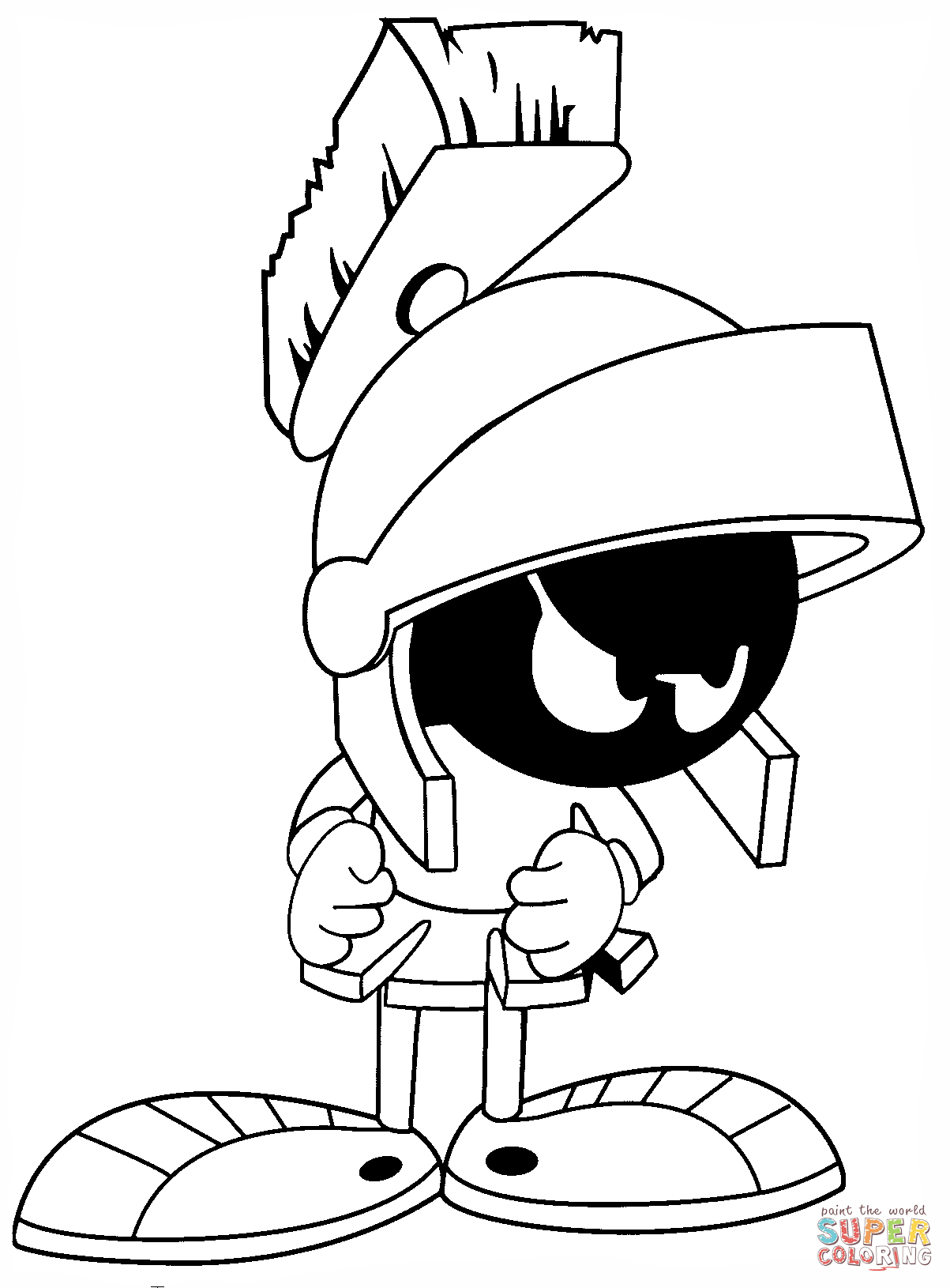 Looney Tunes Marvin The Martian Coloring Page Free Printable 1203x1630 Looney Tunes Marvin The Martian Coloring Page Free Printable