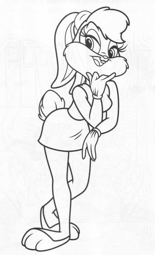 Bugs Bunny And Lola Bunny Coloring Pages 553774 530x870 Bugs Bunny And Lola Bunny Coloring Pages 553774