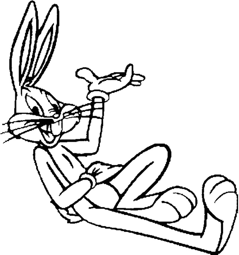 Bugs Bunny Coloring Pages 800x855 Bugs Bunny Coloring Pages