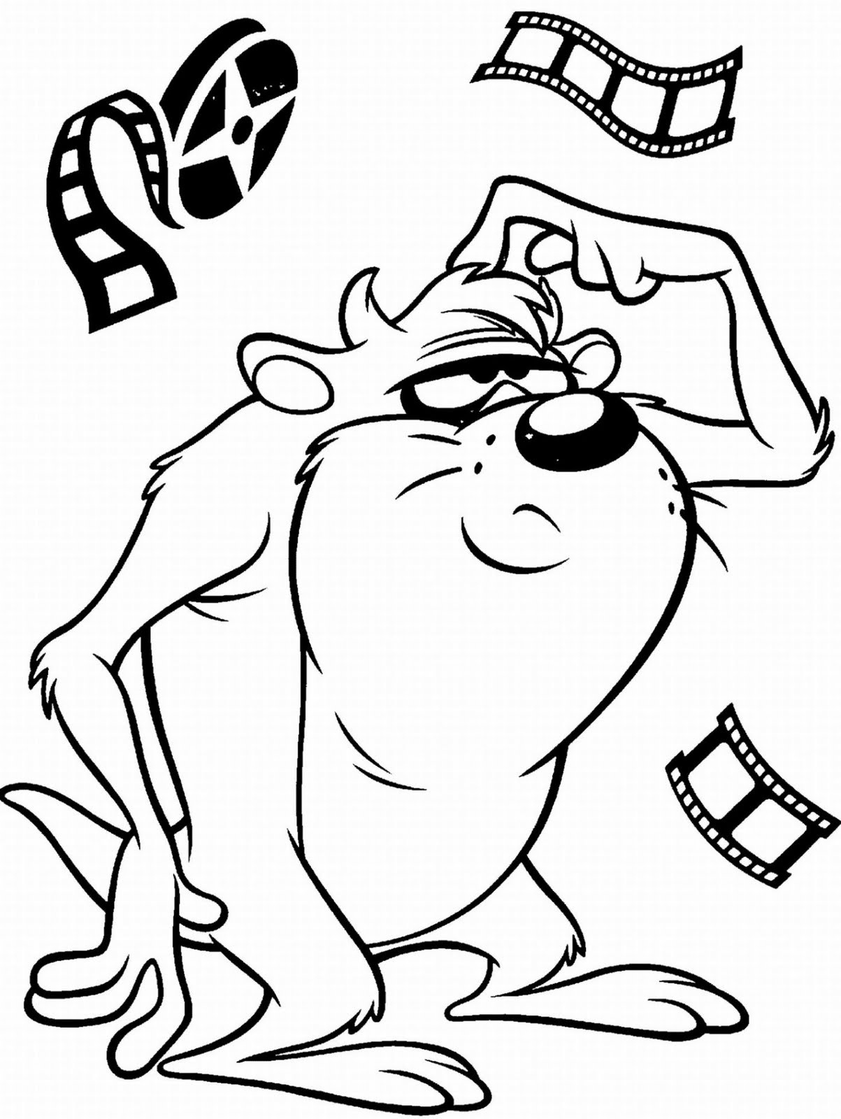 1203x1600 Best Of Looney Tunes Coloring Pages Baby Free Printable Kids