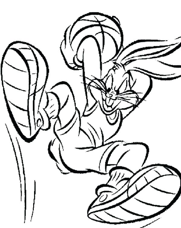 600x754 Looney Tunes Printable Coloring Pages Bugs Bunny Cartoons