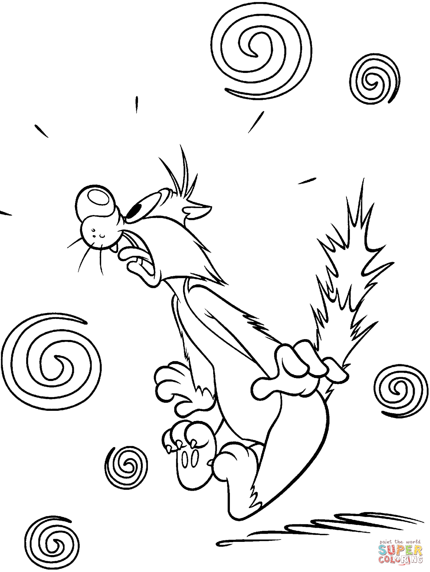 1398x1860 Looney Tunes Printable Coloring Pages Looney Tunes Sylvester