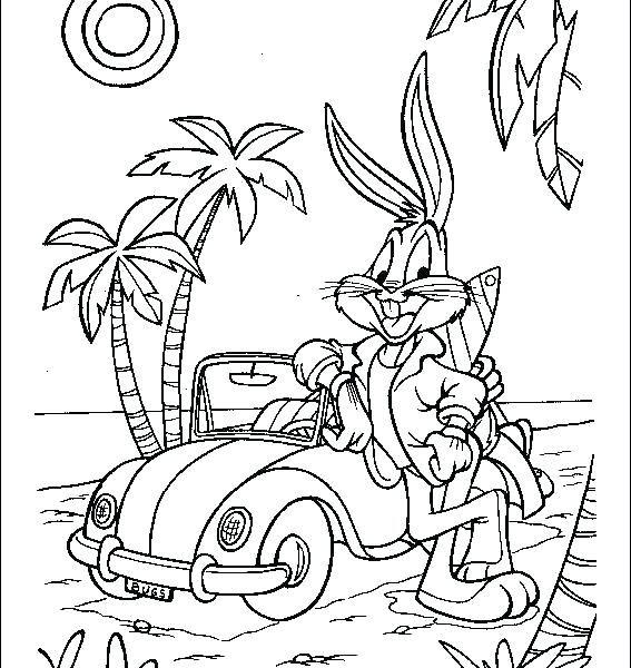 567x600 Looney Tunes Coloring Pages Icontent