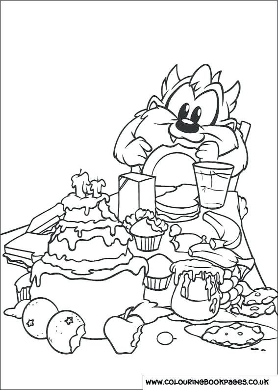 567x794 Looney Tunes Printable Coloring Pages