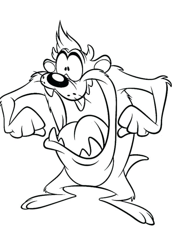 Looney Tunes Taz Coloring Pages 2455958 600x841 Looney Tunes Taz Coloring Pages 2455958