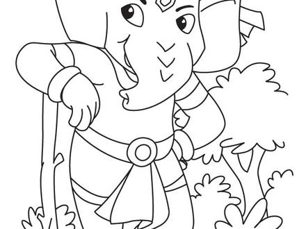 440x330 Lord Ganesha Coloring Pages Sketch Coloring Page, Ganesha Coloring