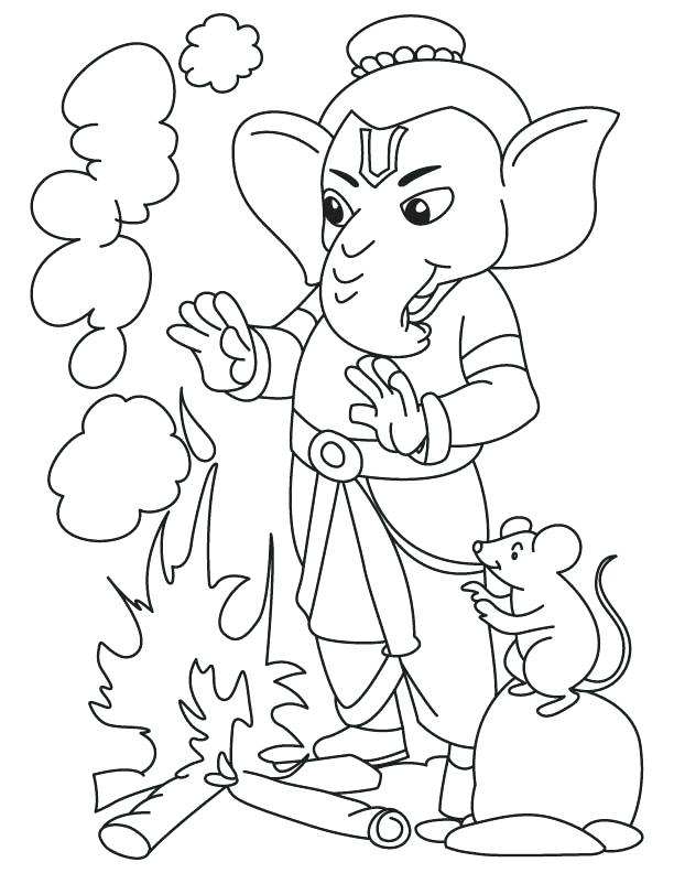 612x792 Lord With Fire Coloring Page Download Free Lord Lord With Fire