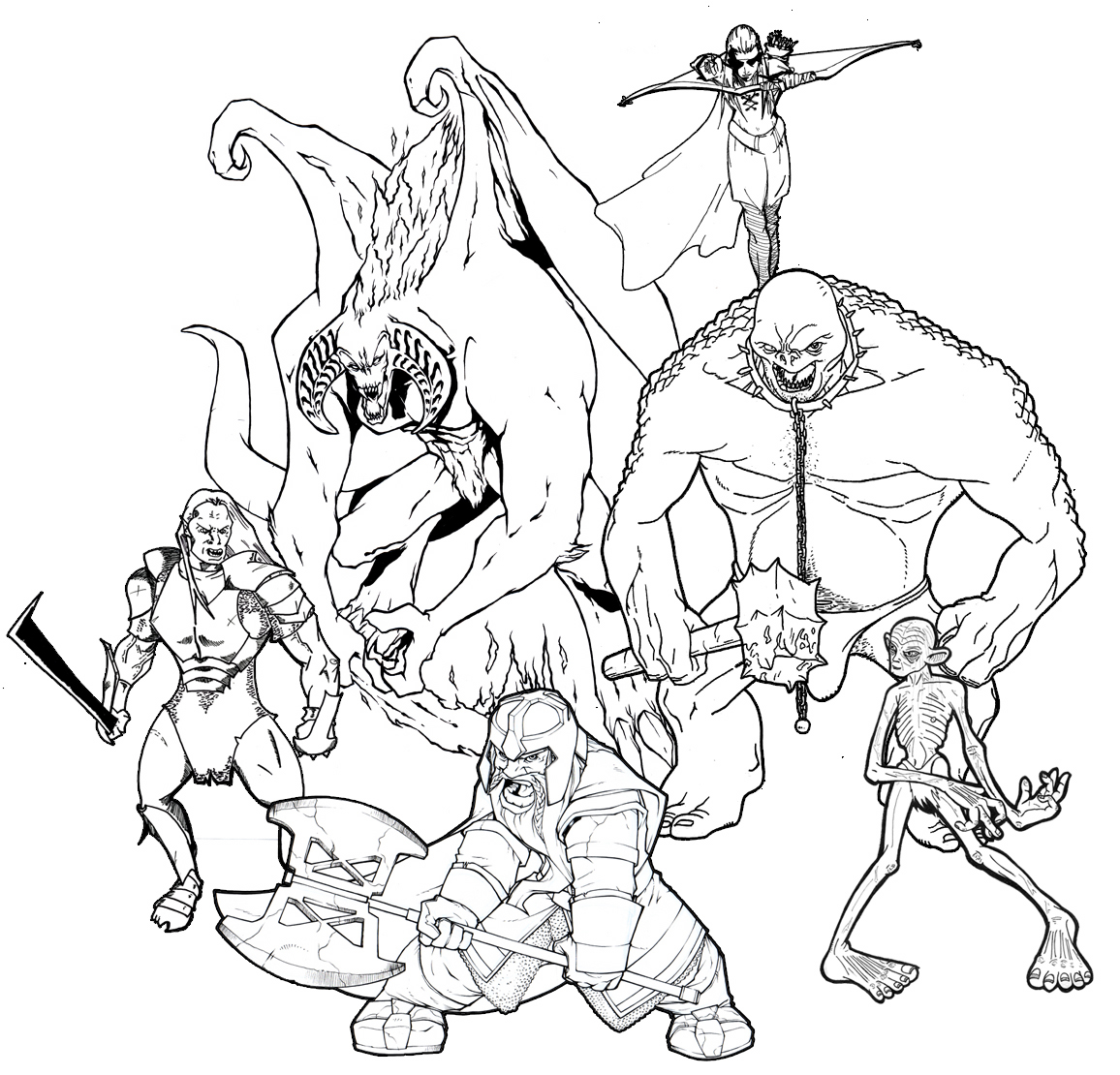 The Lord Of The Rings Coloring Lovers 1156x1110 The Lord Of The Rings Coloring Lovers