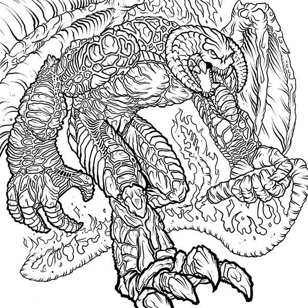 600x600 Coloring Page Lord Of The Rings Ancient Monster For Lotr Pages