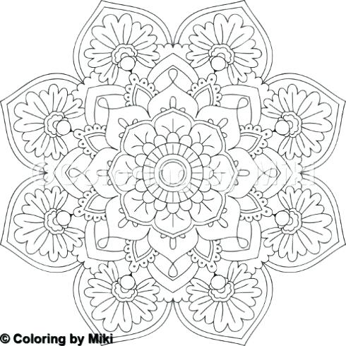 Flower Mandala Coloring Pages Flower Mandala Coloring Page 2 Lotus 490x490 Flower Mandala Coloring Pages Flower Mandala Coloring Page 2 Lotus