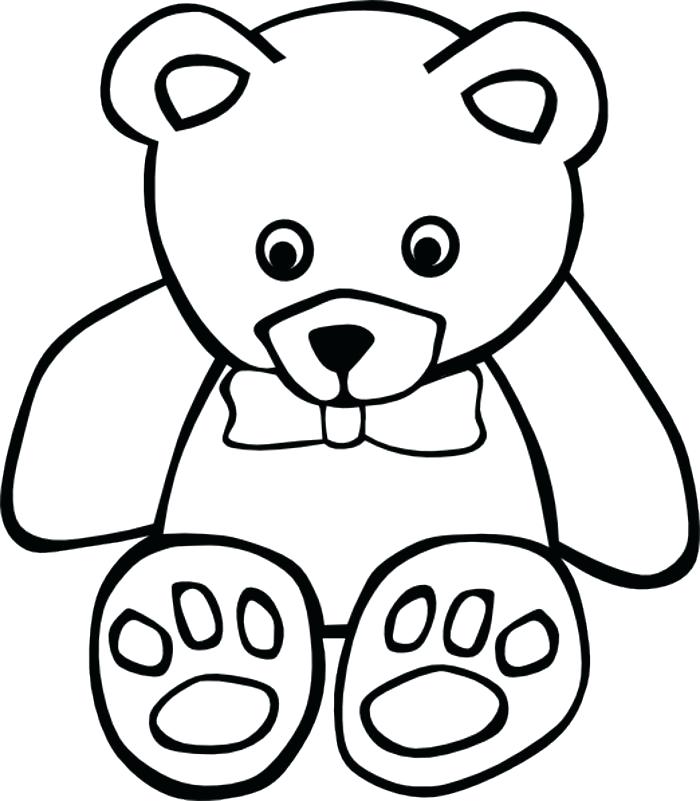 700x801 Black Bear Coloring Page Black Bear Outline Coloring Pages