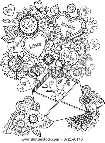 Love Adult Coloring Pages