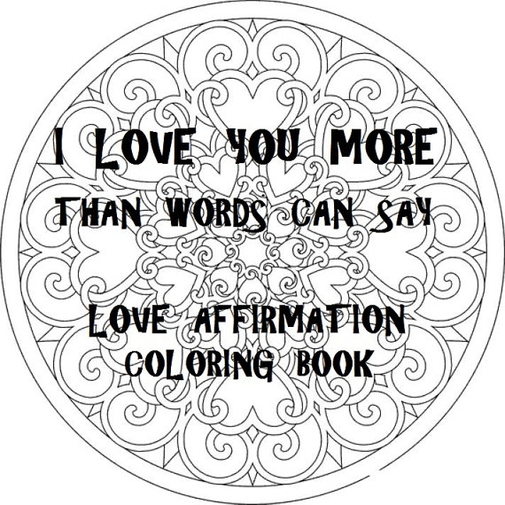 570x570 Love Coloring Book 20 Digital Download Coloring Pages Pdf