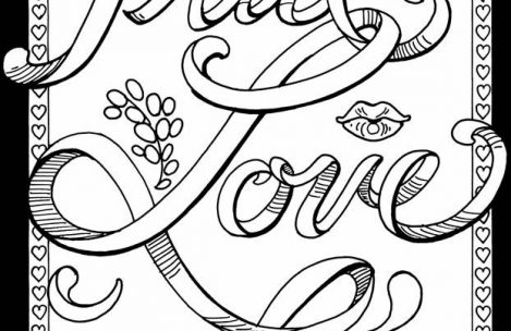 Love Adult Coloring Pages at GetColorings com - Love Adult Coloring Pages 32 