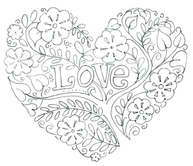 Love Coloring Pages For Teens at GetColorings.com | Free printable ...