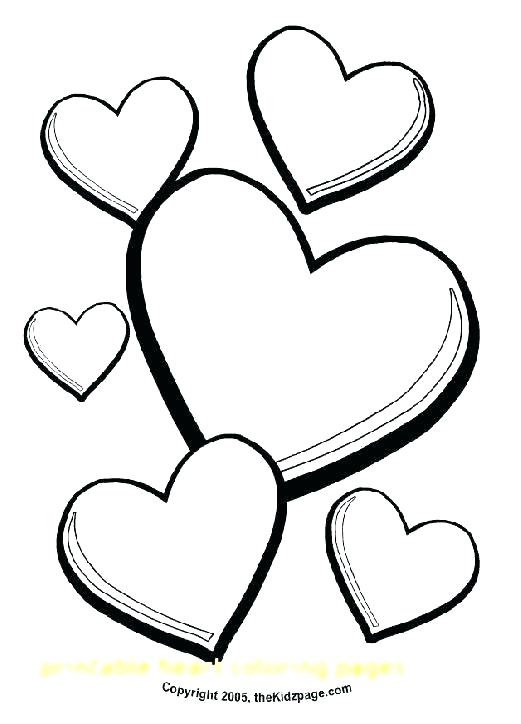 521x724 Printable Heart Coloring Pages