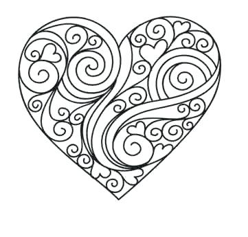 Heart Coloring Pages 361x345 Heart Coloring Pages