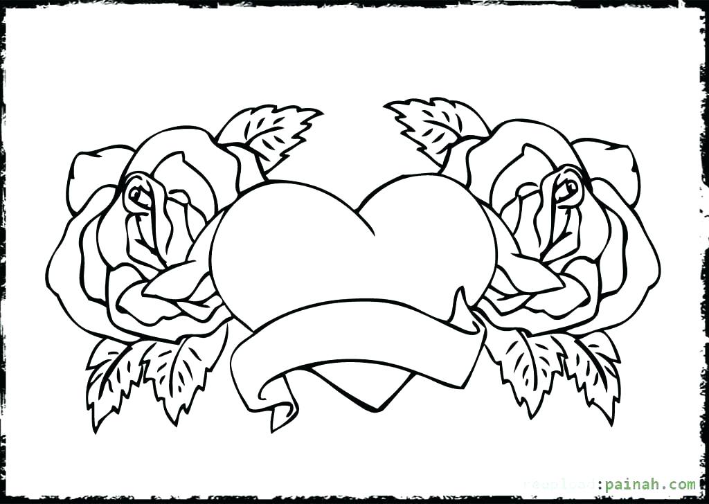 Human Heart Coloring Pages 1024x728 Human Heart Coloring Pages