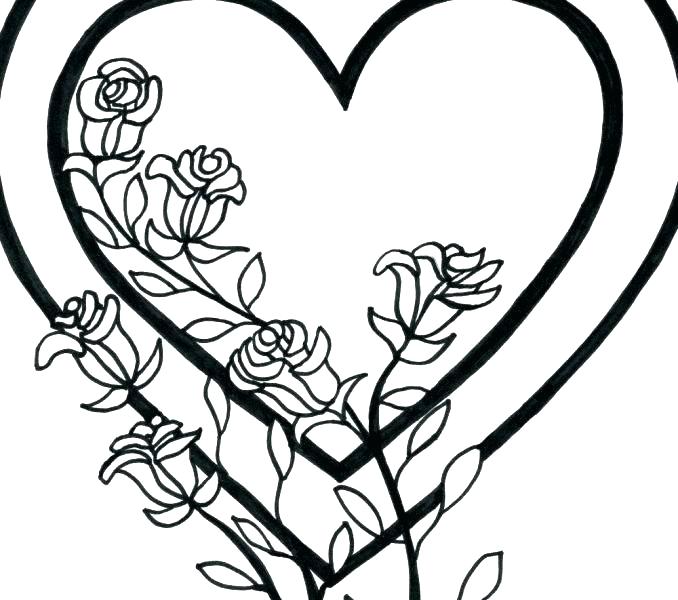 Free Heart Coloring Pages Love Heart Coloring Pages Printable 678x600 Free Heart Coloring Pages Love Heart Coloring Pages Printable