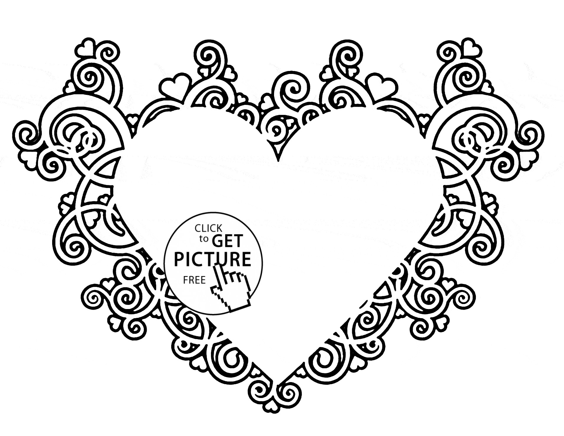 1914x1480 New Best Love Heart Colouring Pages Free 1810 Printable
