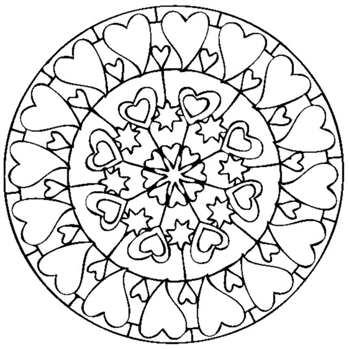 Mandala Valentines Day Love 1328x1328 Mandala Valentines Day Love