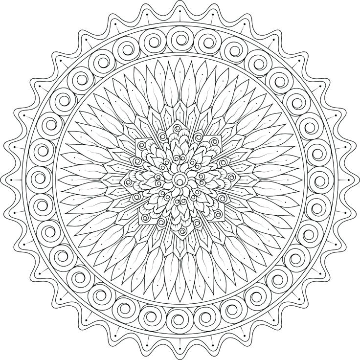 Advanced Mandala Coloring Pages Kindled Love Mandala Coloring Page 736x736 Advanced Mandala Coloring Pages Kindled Love Mandala Coloring Page